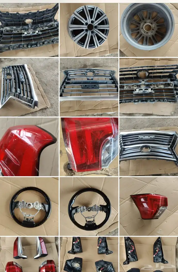 طارة لكزس 570 موديل 2016 نظيف قطع جيب لكزس 570 تشليح 2