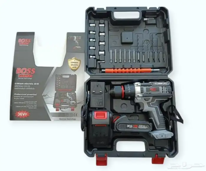 عرض خاص دريل شحن راس حديد 36 فولت 135 شامل توصيل 0