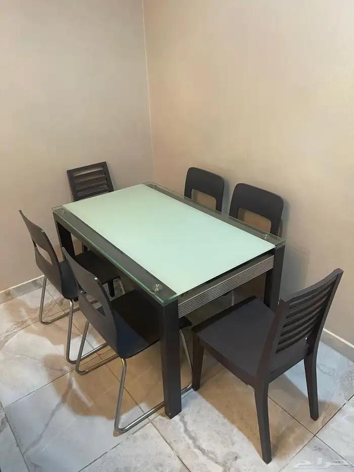 طاولة طعام 6 كراسي بسعر مناسب 0