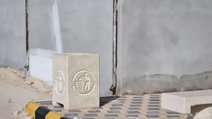 كراسى خرسانية جلسات حدائق مصدات تجميلية احواض زراع 27
