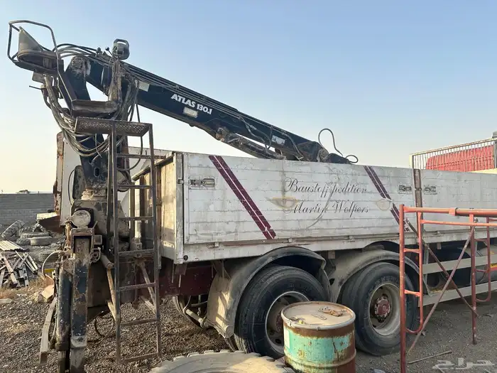 ونش اطلس للبيع بحالته ممتاز بسطحه جوانب كامل 5