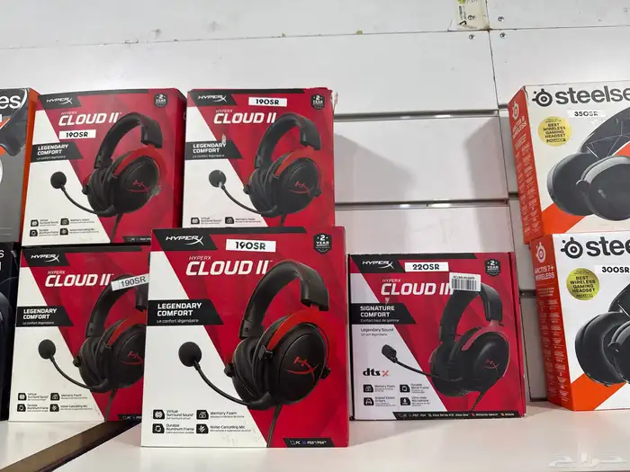 سماعة هايبر اكس كلاود 3 و 2 hyperx cloud III و cloud ll 9