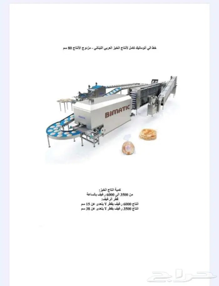 خطوط انتاج خبز 1