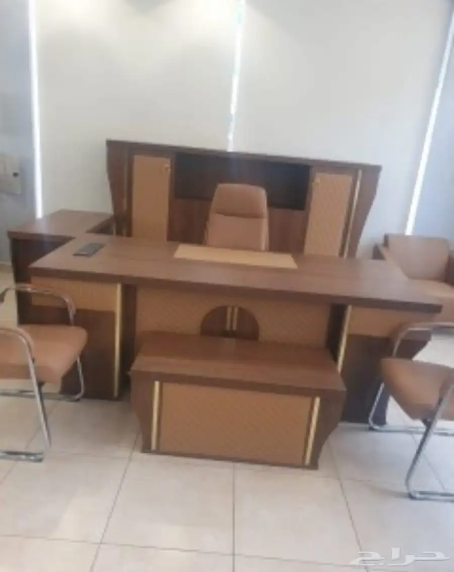 جديد طقم مكتب فخم انيق عصري حق مدير كراسي دوار مريح 46