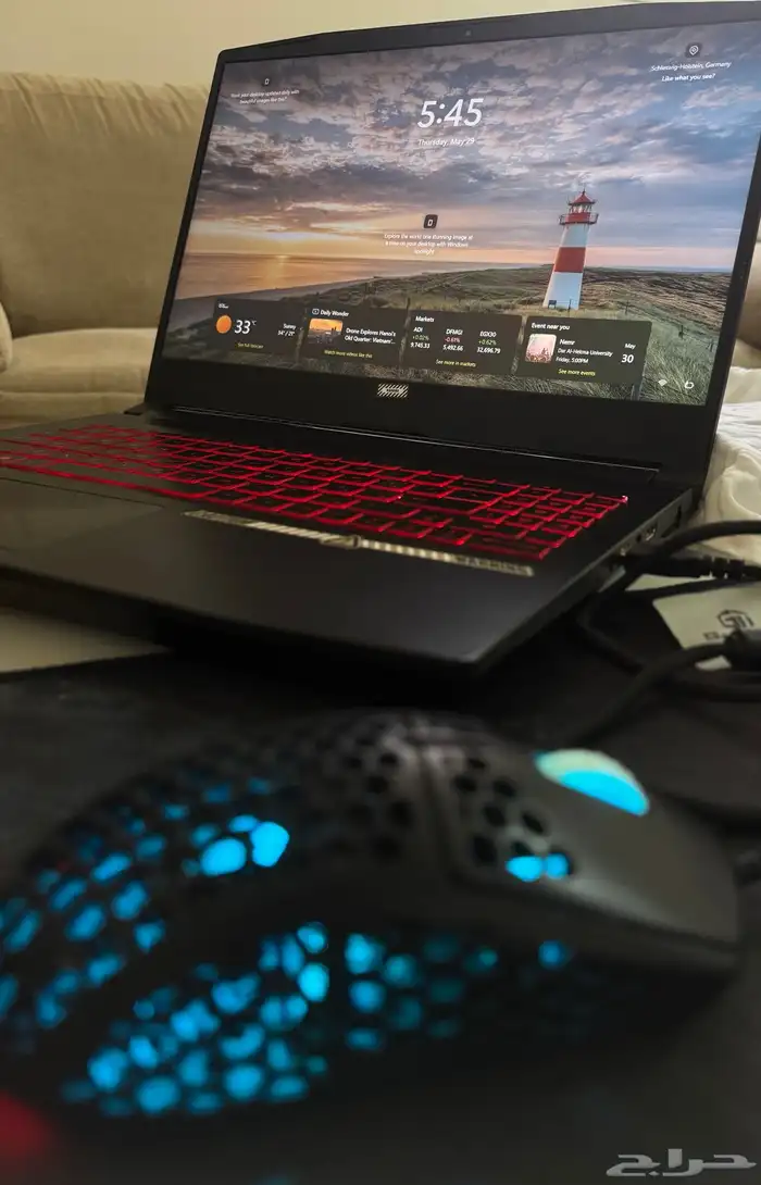 جهاز كمبيوتر ألعاب احترافي Gamer laptop 2