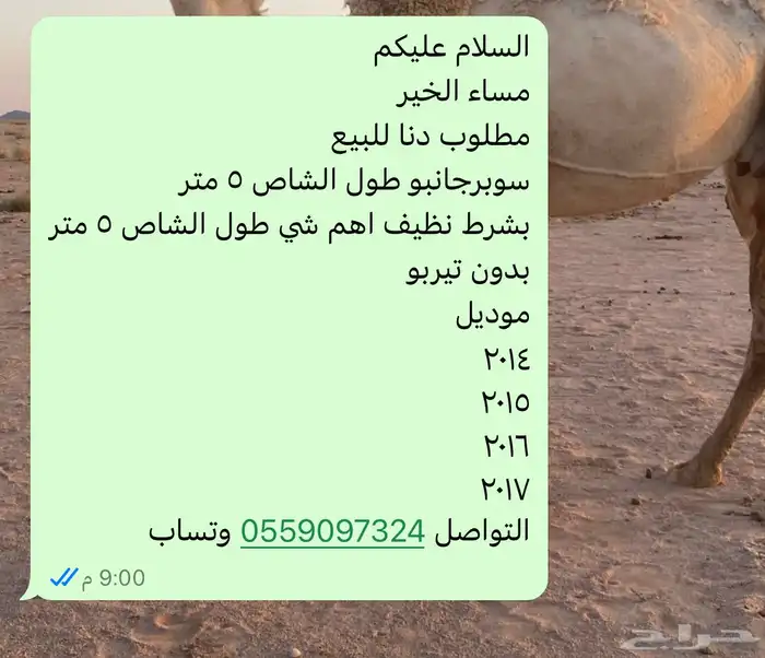 مطلوب دنا للبيع 0
