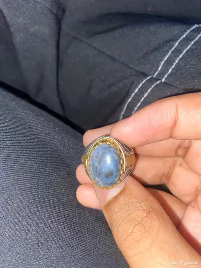 خاتم عقيق فضه عيار925مشجر 2