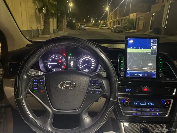 شاشة سيارة سوناتا من موديل 17 16 15 7