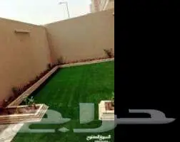 تنسيق حدائق العشب الصناعي التيل طبيعي 4