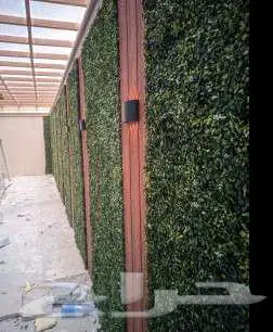 تنسيق حدائق العشب الصناعي التيل طبيعي 5