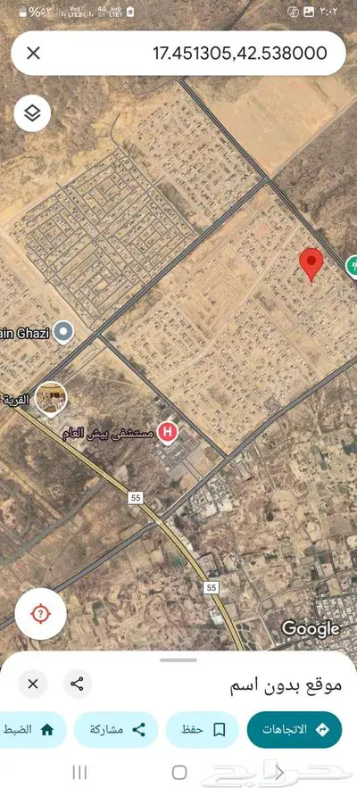 أرض صيدة في بيش بجازان بجوار جميع الخدمات وطريق ابها جازان 4