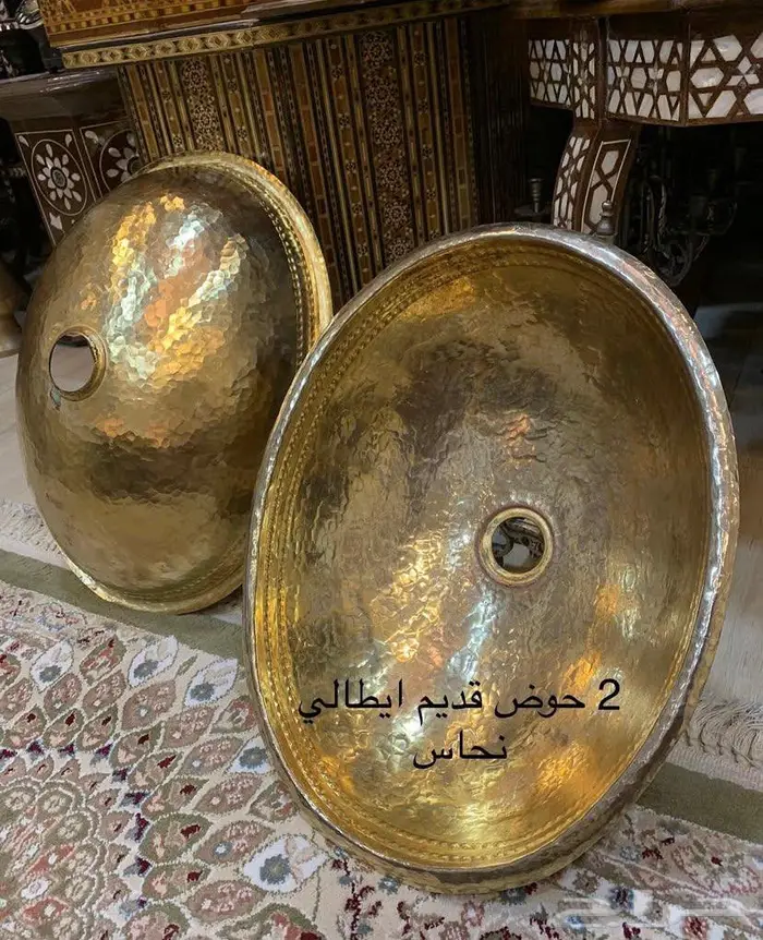تحف نحاس مشربيات مطعم بالصدف وارابيسك انتيك دمشقي فخم 11