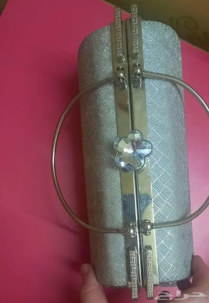 فستان سهره اسود مع شنطه 2