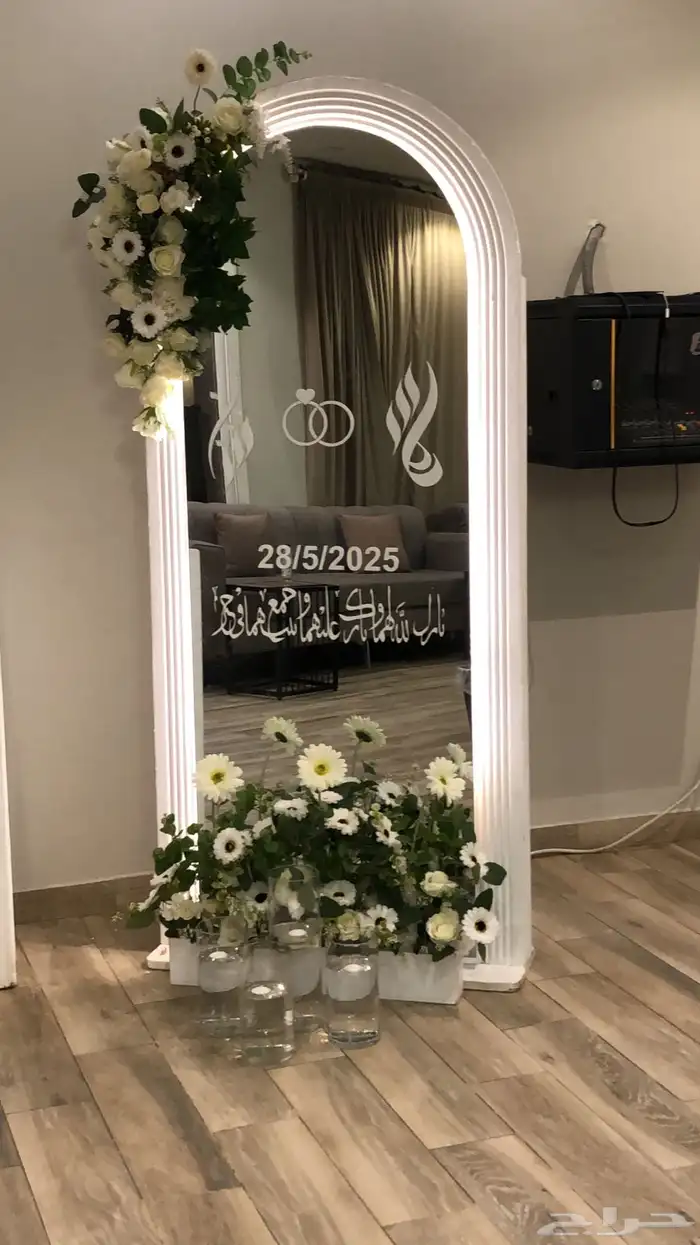 تنسيق وتاجير كوش ومداخل تاجير لوازم افراح 7