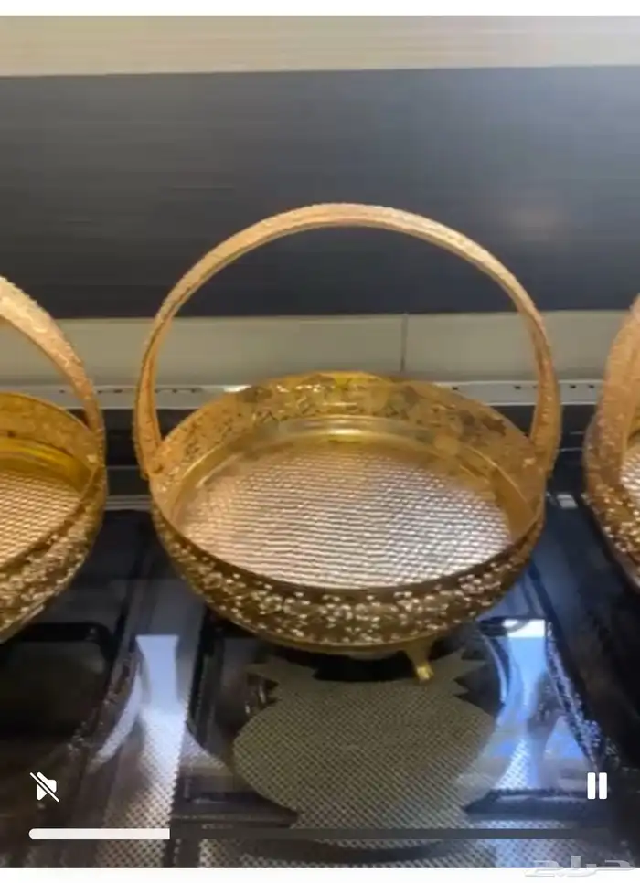 سلال طقم للتوزيع وللحلاوه 3 احجام من الكبير الى الصغيره 1