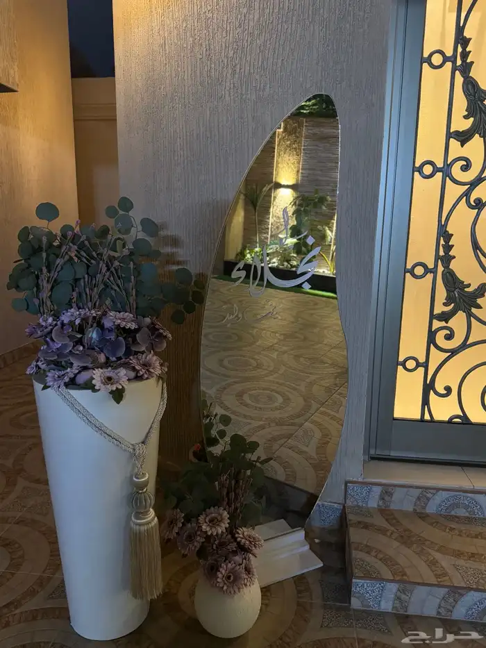 ستاند مدخل مكون من 3 قطع   6 فازات صغيره للطاوله 2