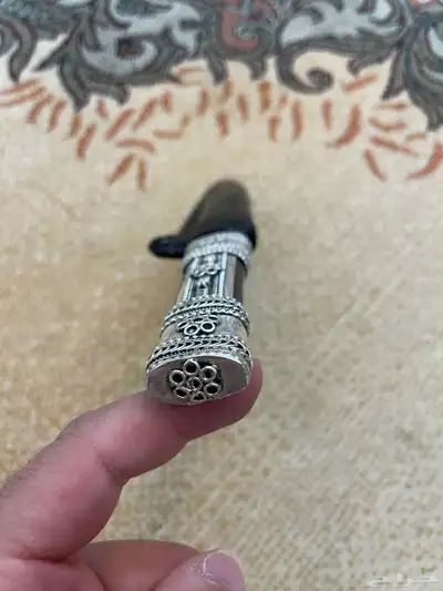 للبيع سكين حزام فضه سكوزي الياباني القديمه نادره 6