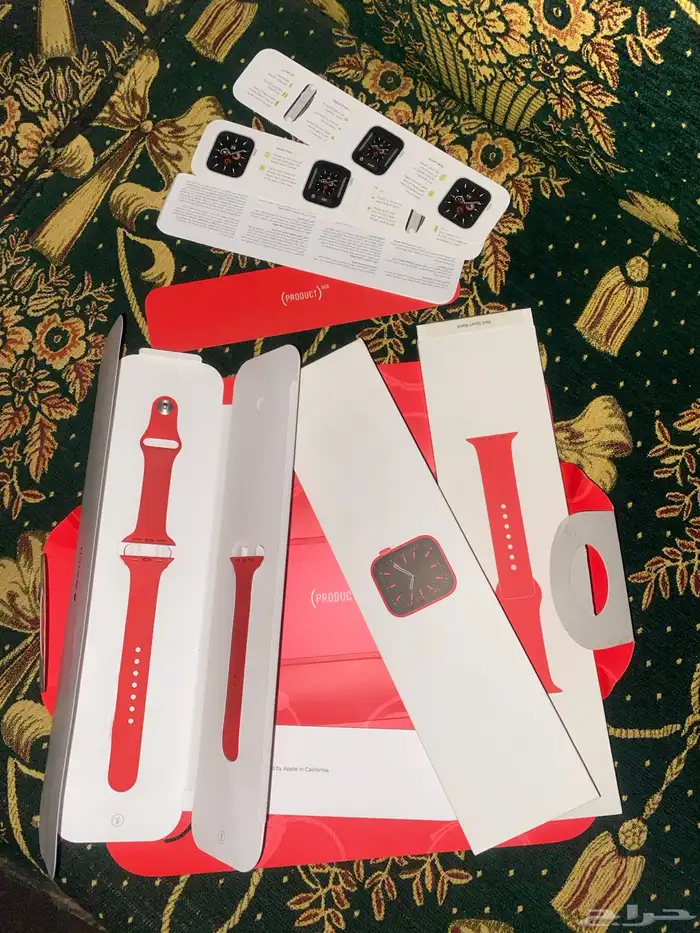 ساعة أبل الجيل السادس Apple Watch series 6 aproduct (Red) 6