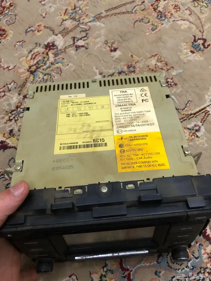 مسجل وديكور مسجل سوناتا 2016 بحاله ممتازه 1