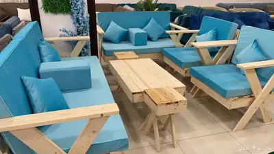 كراسي خشب جلسات خارجية كراسي كويتية 7