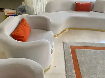 كنب مودرن 6مقاعد زائد بفه 2