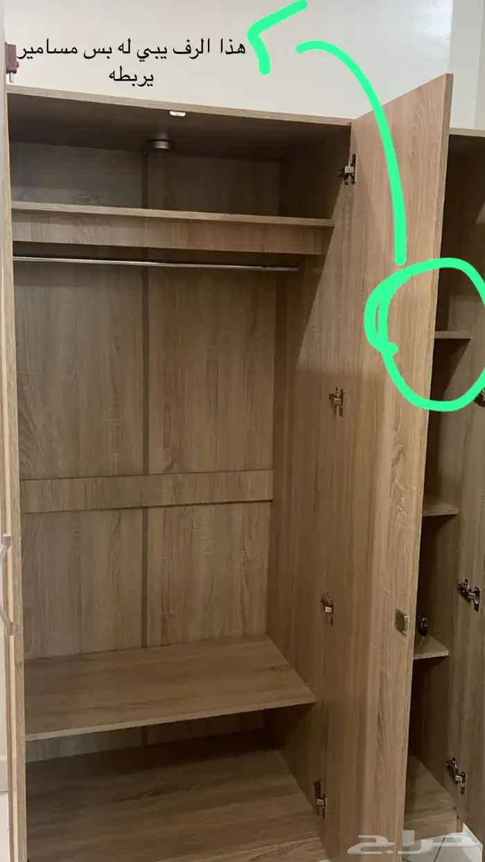دولاب ملابس للبيع ضروري استعمال نظيف على السوم 5