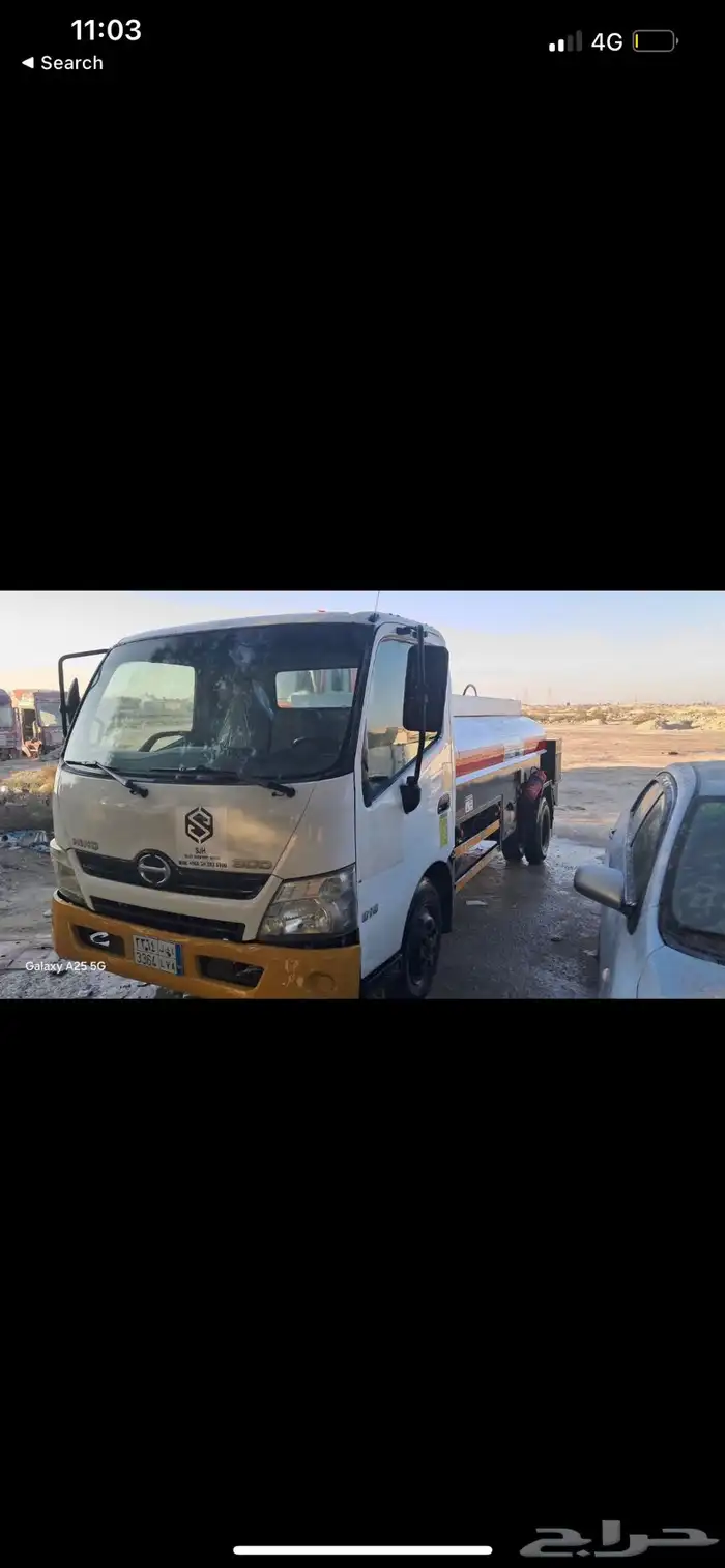 ديزل تانك-بوم ترك للاجار - Diesel Tank-Boom Truck For Rent 2