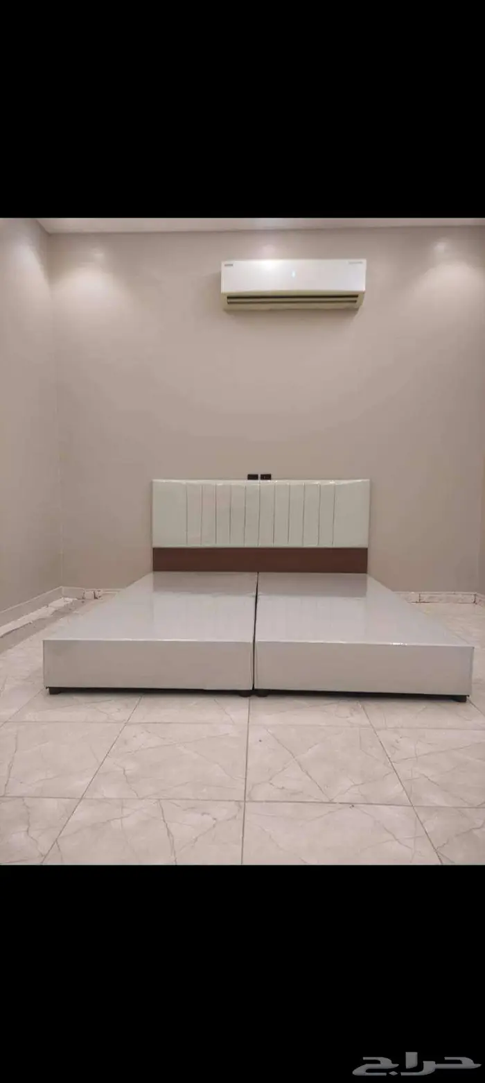 مراتب سرير نفرين سراير خشب تفصيل جديده مخمل 29