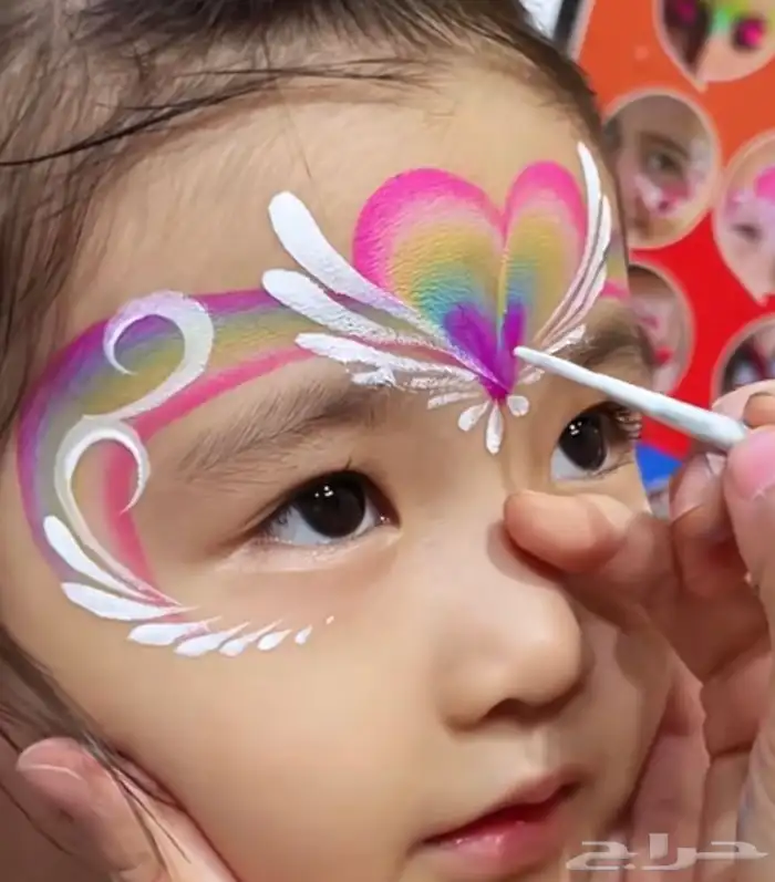 رسم على الوجه لكل المناسبات 5