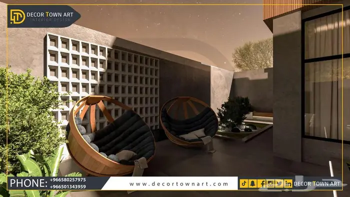 تصميم ديكور (فلل ابراج سكنية  أبنية تجارية  شاليهات) 12