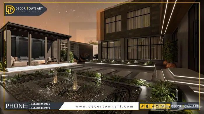 تصميم ديكور (فلل ابراج سكنية  أبنية تجارية  شاليهات) 21