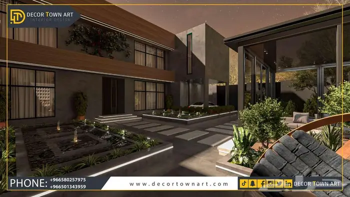 تصميم ديكور (فلل ابراج سكنية  أبنية تجارية  شاليهات) 11