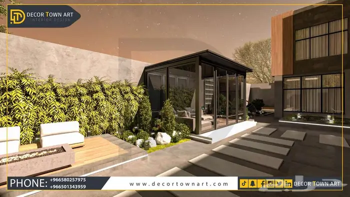 تصميم ديكور (فلل ابراج سكنية  أبنية تجارية  شاليهات) 29