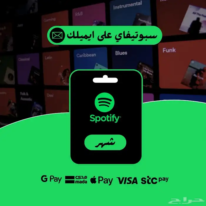 سبوتيفاي Spotify على ايميلك 0