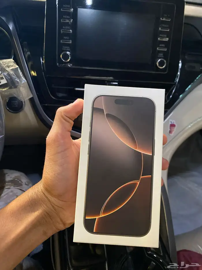 iPhone Pro 16 256 صحراوي الضمان سنتين جوال جديد ما انفك 0