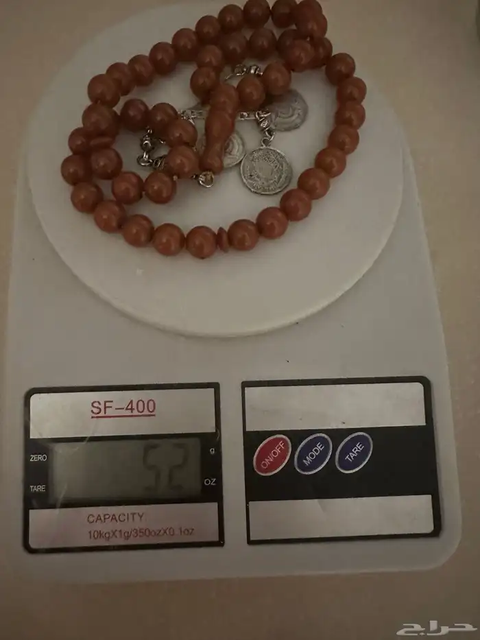 للبيع مسبحة فاتوران نادرة - 45 حب ة - وزن ثقيل 52 جرام 3