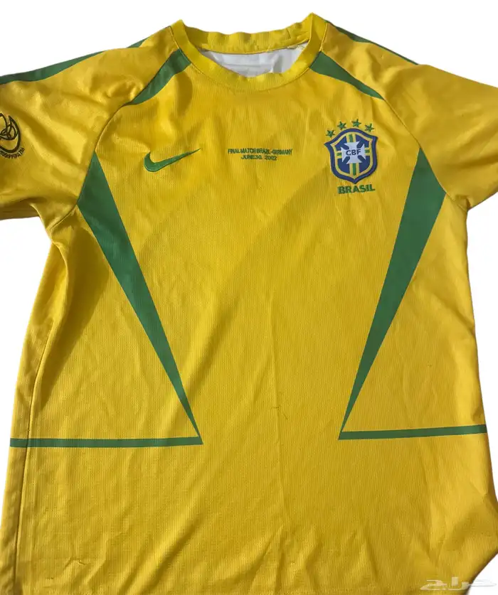 تيشيرت منتخب البرازيل حق الفاينل 2002 0