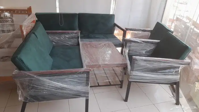 تفصيل جميع أنواع الجلسات الخارجية جلسة خارجية  كراسي حديد 2