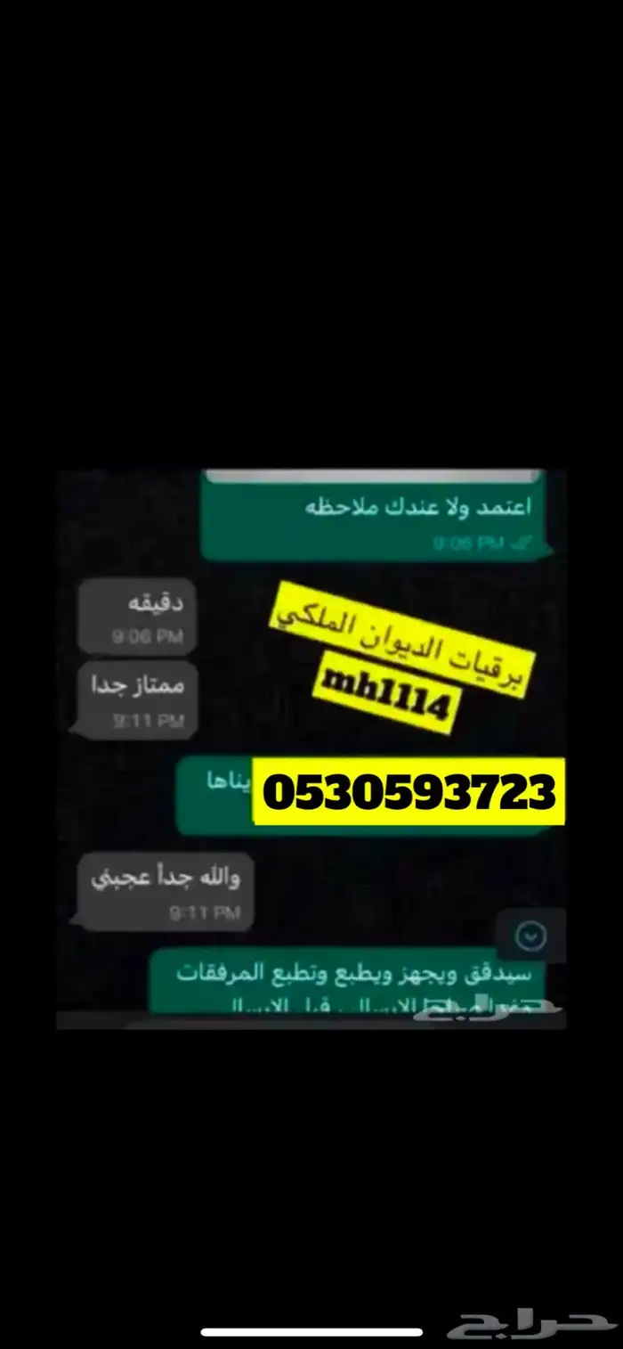 تقديم برقيات جنسية وعلاج للديوان الملكي والامراء وارسالها 19