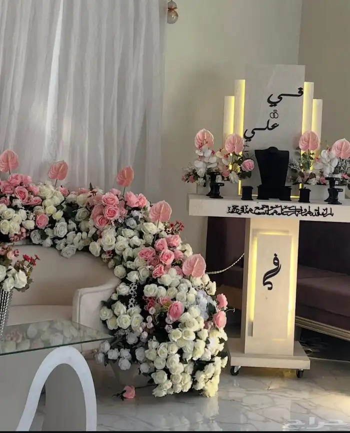 تفصيل وتنسيق عربيات ملكه واستاندات حفلات 8