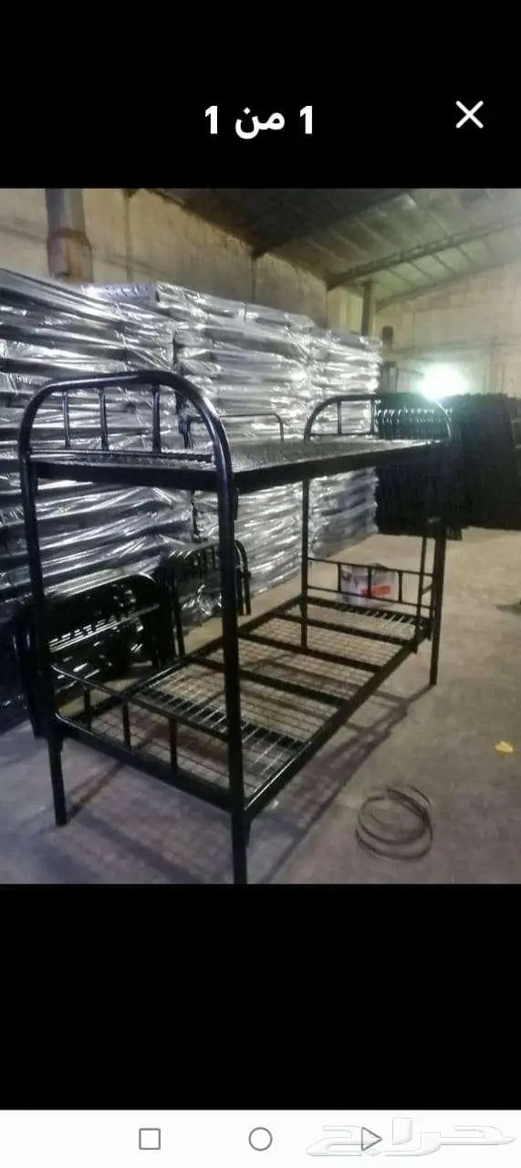 سراير حديد دورين ونفر مراتب ضغط 60 بطانيات دواليب جمله 0