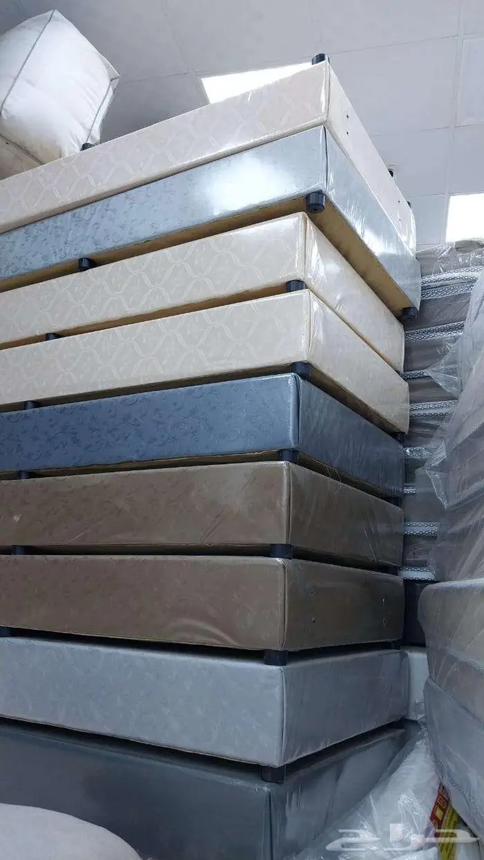 سراير حديد دورين ونفر مراتب ضغط 60 بطانيات دواليب جمله 17