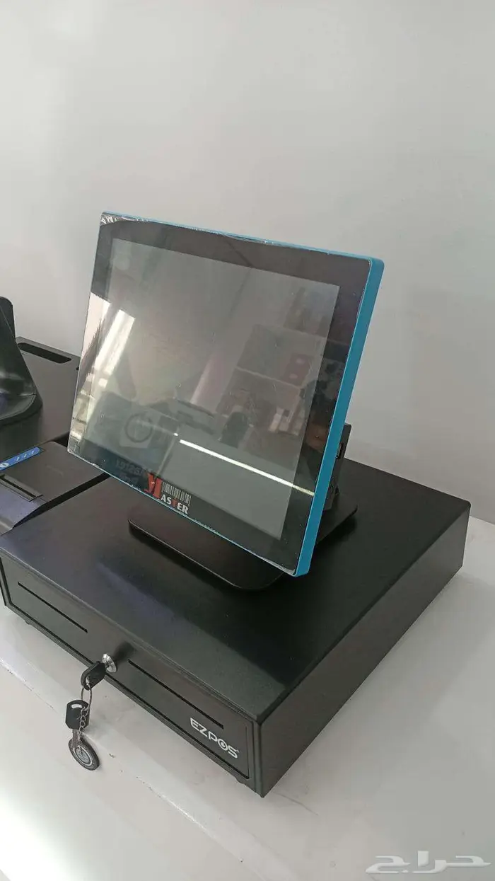 جهاز كاشير لمس مع برنامج محاسبي ل مطعم بوفيه كوفي عصاير 0