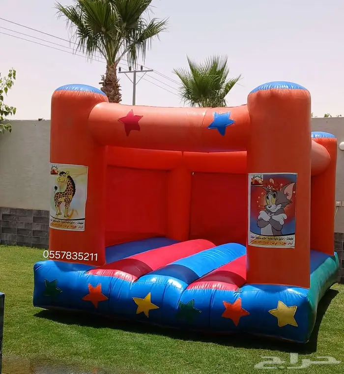 تأجير نطيطات زحليقه مائيه ملعب صابوني 2