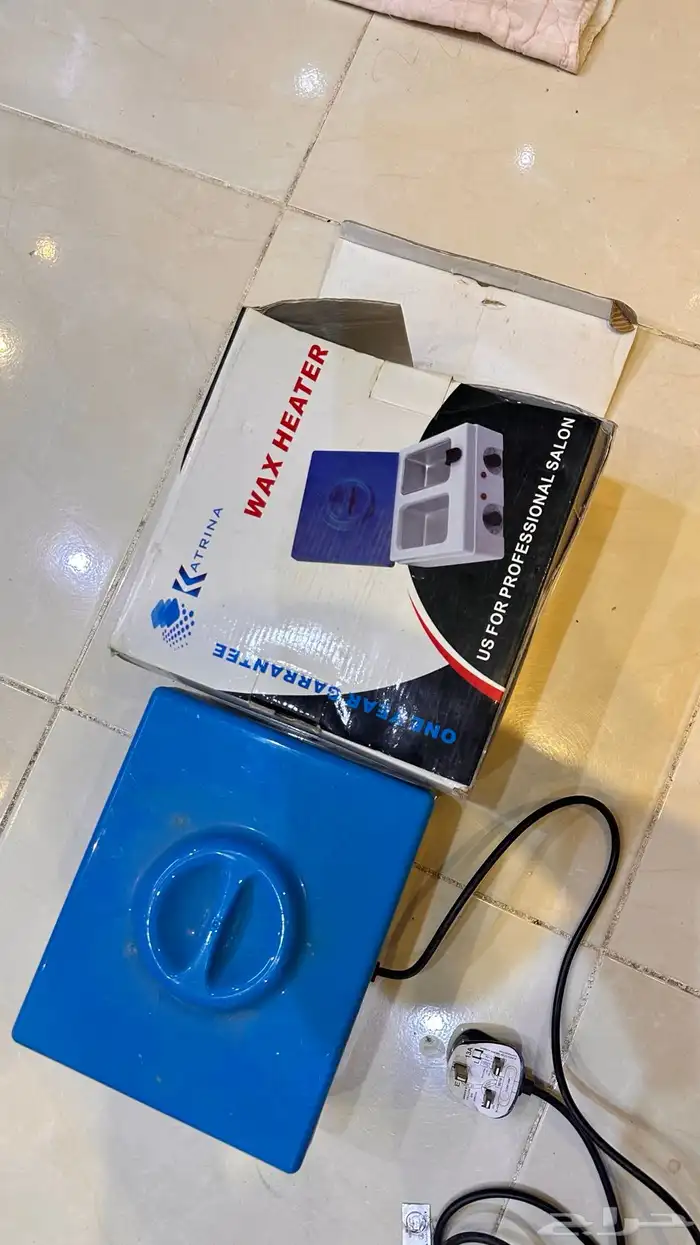 جهاز ازالة شعر الجسم شمع استخدام مرتين فقط اصلي شبه جديد 2