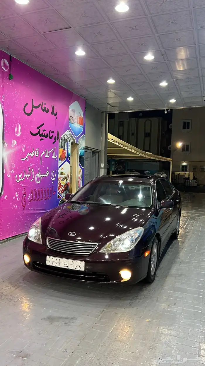 لكزس es300 قمة في النظافة لون عنابي 0