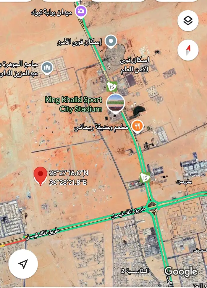 ارضي سكنيه وتجارية في شمال تبوك 0