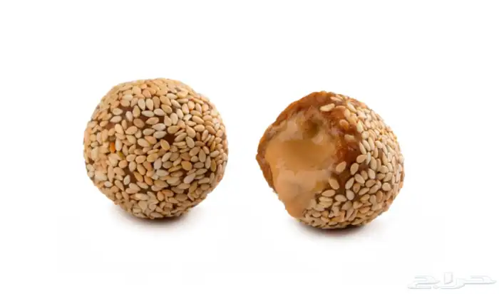 تمريات بحشوة الطحينة بالمكسرات  جوز الهند  بسمسم  رهايف 2