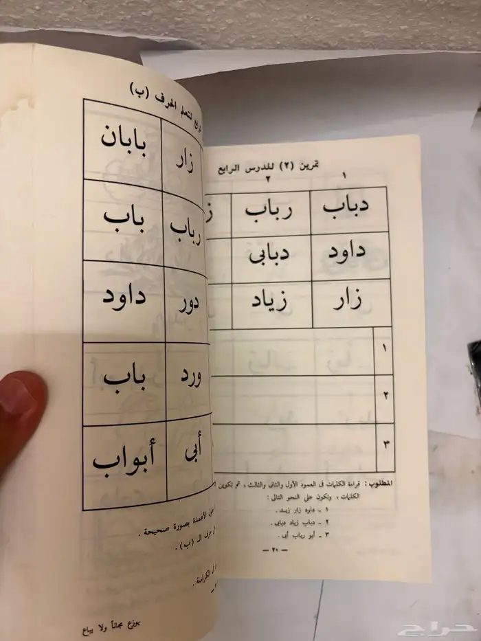 كتاب القراءة والكتابة لمكافحة الأمية عام 1401 قديم 3