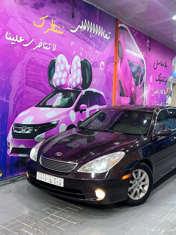 لكزس es300 قمة في النظافة لون عنابي 6